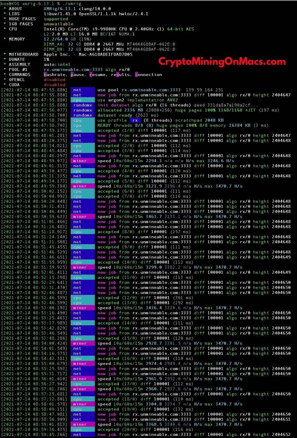 Xmrig Macbook Pro 16 Btt Bittorrent Mining