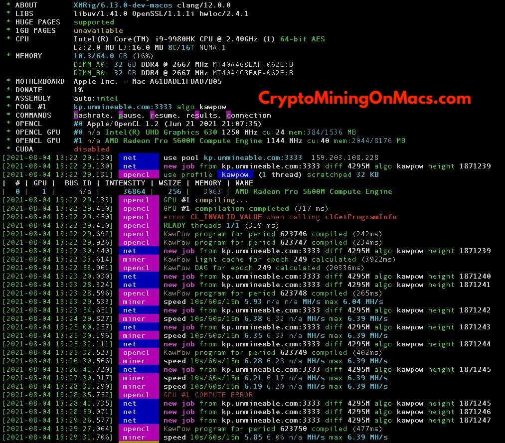 Macbook Pro 5600m Gpu Mining Macos