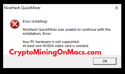 Nicehash Quickminer Error Amd Gpu