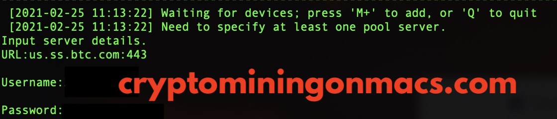 Bfgminer Macos Login Terminal