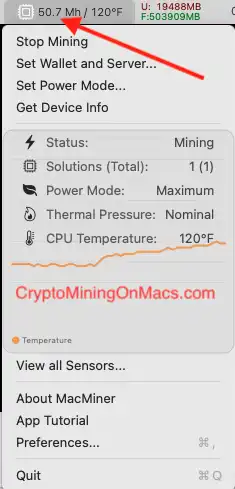 Mac Studio M3 Ultra Macminer Ethash