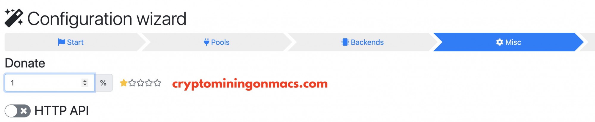 Xmrig Configuration Macos New Configuration Misc