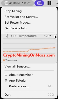 Macbook Pro 16 M5 Max 128g Ram Crypto Mining Mac Miner Ethash