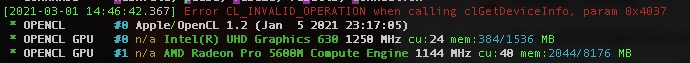 Xmrig Opencl Error Cl Invalid Operation Amd Mac Os