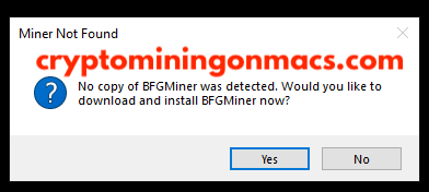 Multi Miner Bfginer Not Found