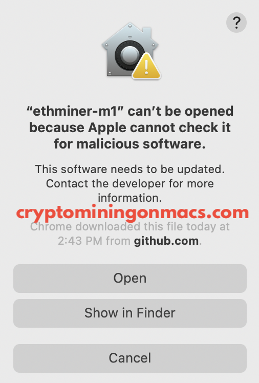 Ethminer Cant Be Opened Mac